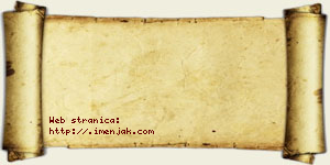 Desanka Jakovljević vizit kartica